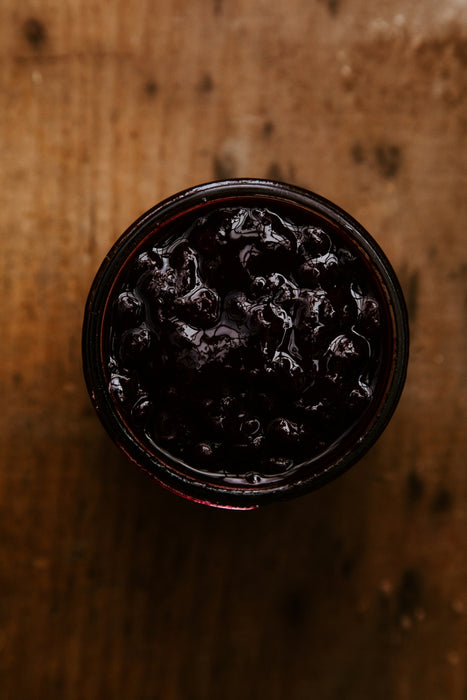 Not-Too-Sweet Organic Wild Blueberry Topping