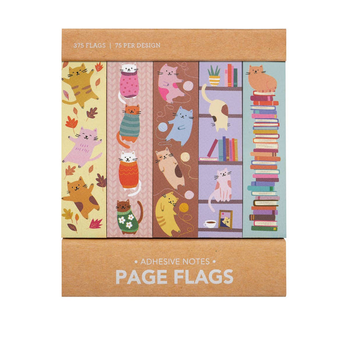 Purrfect Autumn Page Flags