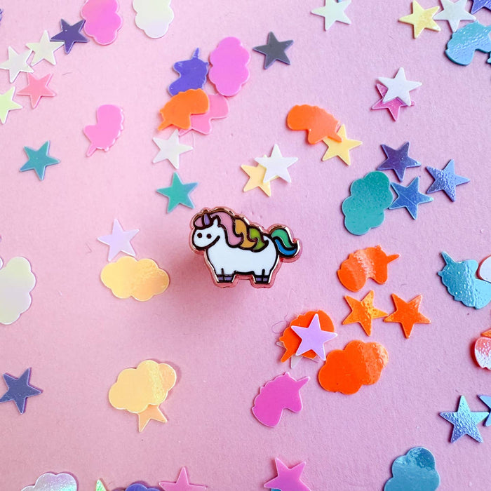 Tiny Unicorn Enamel Pin