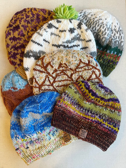 Hand-Knit National Parks Inspired Hat - Arches
