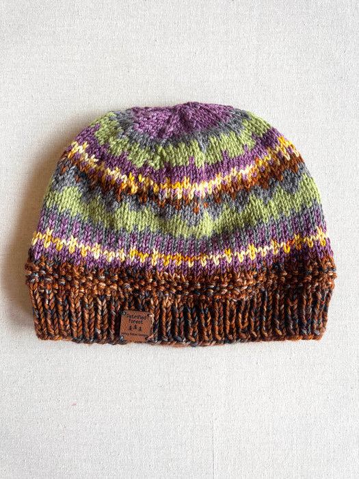 Hand-Knit National Parks Inspired Hat - Petrified Forest