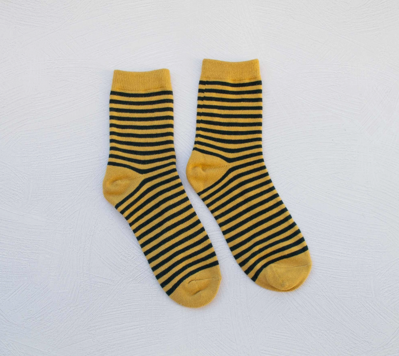Thin Stripe Socks - Various Colors
