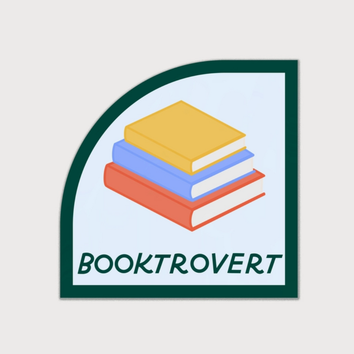 Booktrovert Sticker