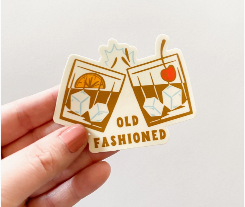 Old Fashioned Cheers Sticker