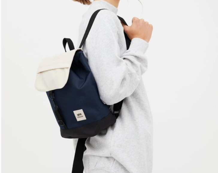 Scout Mini Backpack in Navy/Cream