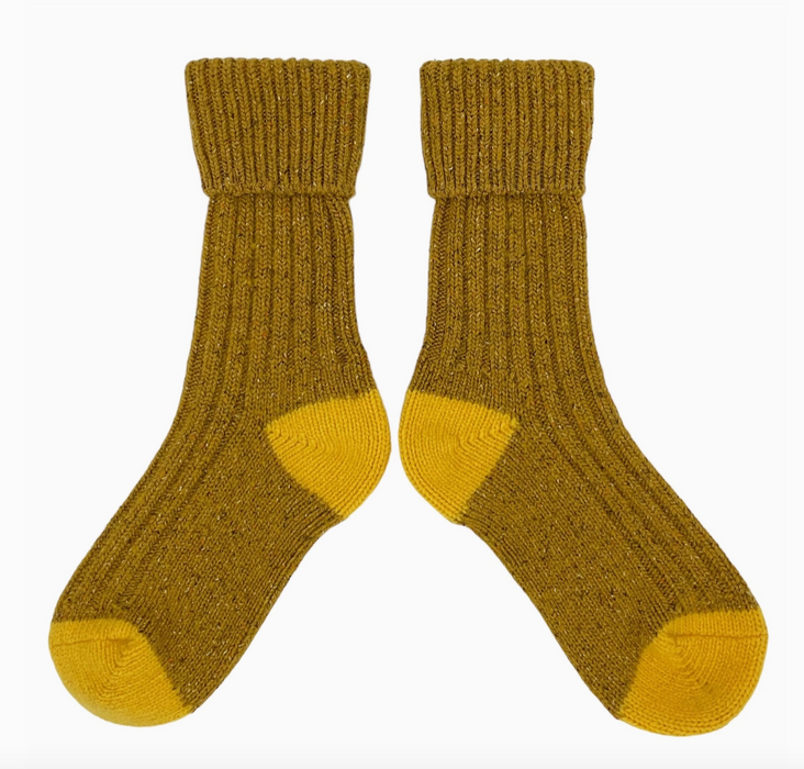 Lambswool & Silk Blend Socks - Choose Your Favorite Color