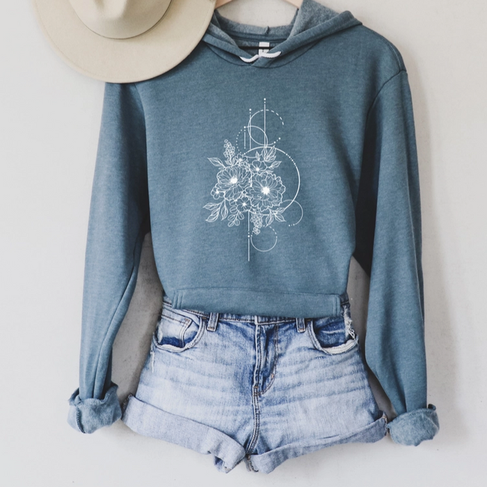 Floral Hoodie Sweatshirt