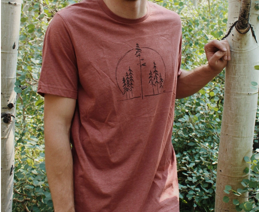 Speak For the Trees Unisex T-Shirt in Heather Rust