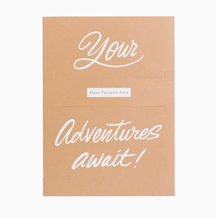 Passport Adventure Greeting Card - To Be Used with Passport Journals