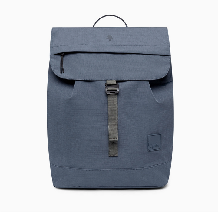 Scout Backpack in Dark Charcoal Blue Ripstop Fabric