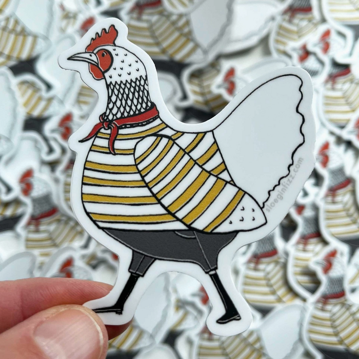 French Hen Sticker