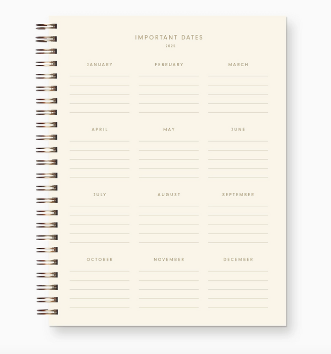 2025 Weekly Planner