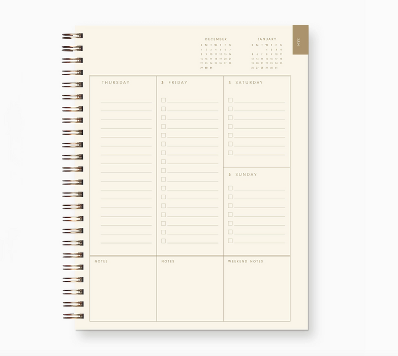 2025 Retro Weekly Planner