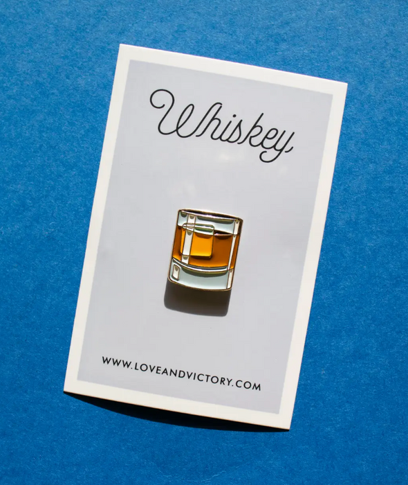 Enamel Lapel Pins - Whiskey on the Rocks