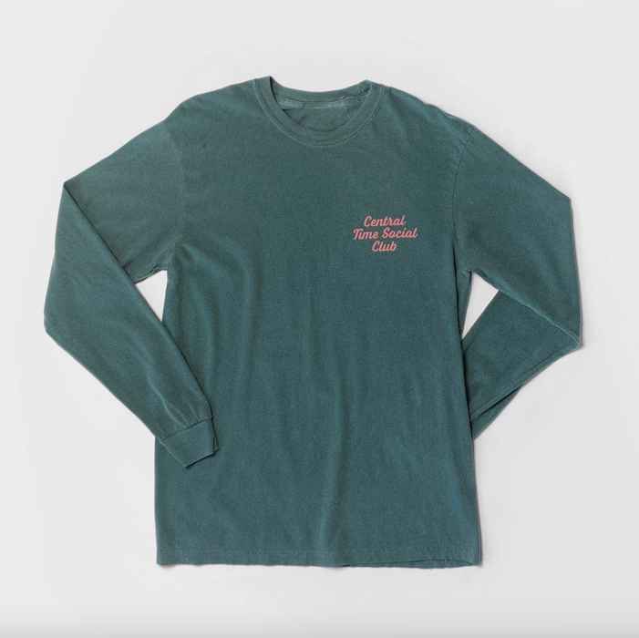 Central Time Social Club - Heavyweight Long Sleeve T Shirt