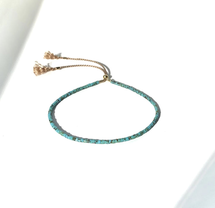 Beaded Bracelet in Turquoise
