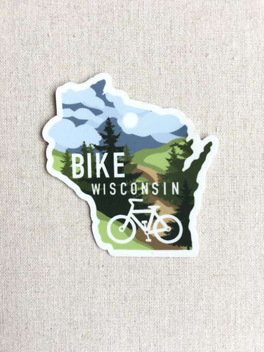 Bike Wisconsin Sticker