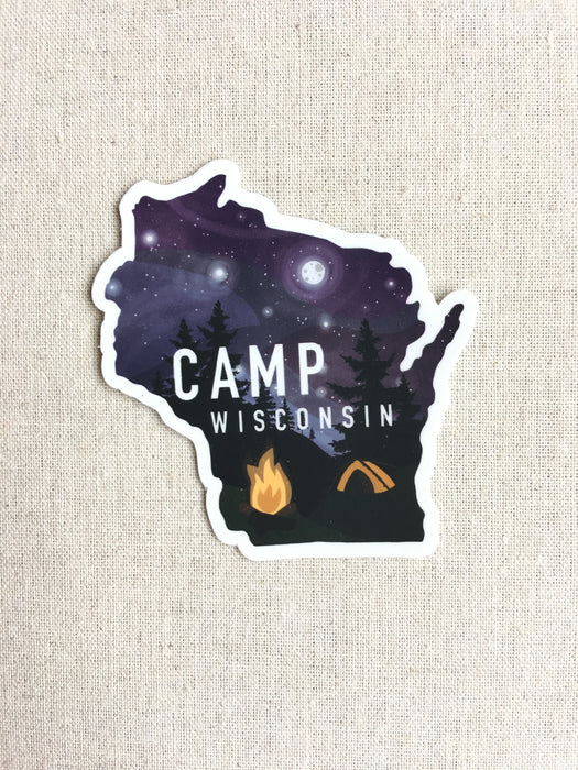 Camp Wisconsin Sticker