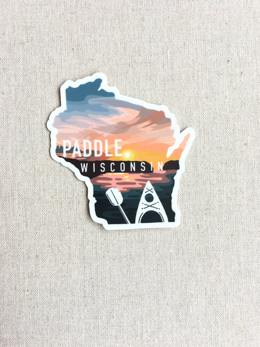 Paddle Wisconsin Sticker