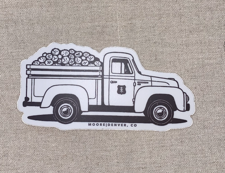 Lumber Truck Sticker