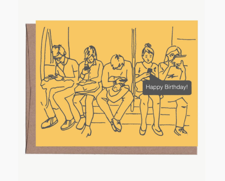 Birthday Texts Card