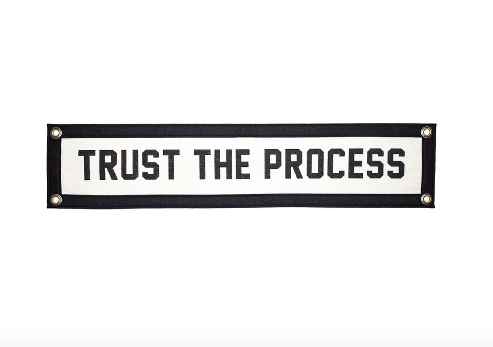 Trust The Process Camp Flag