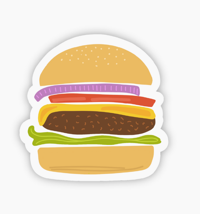Mini Cheeseburger Sticker