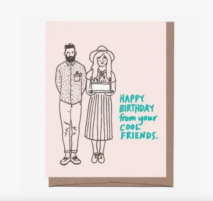 Cool Friends Birthday Card