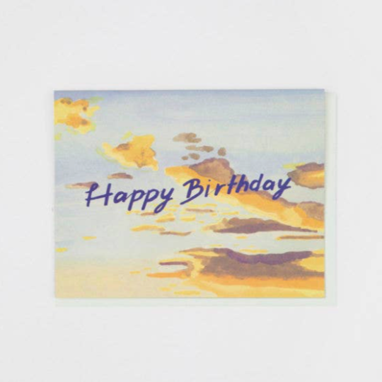 Morning Sky Happy Birthday Card