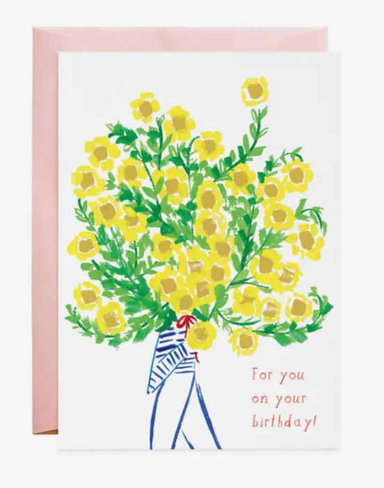 The Biggest Bouquet For Your Birthday Greeting Card