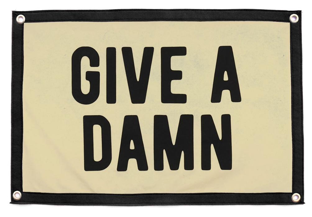 Camp Flag-Give A Damn
