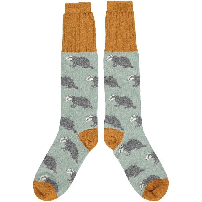 Badger Lambswool Boot Socks