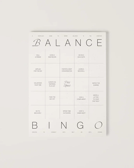 Balance Bingo