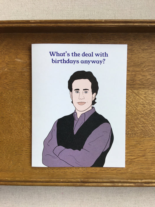 Seinfeld Birthday Card