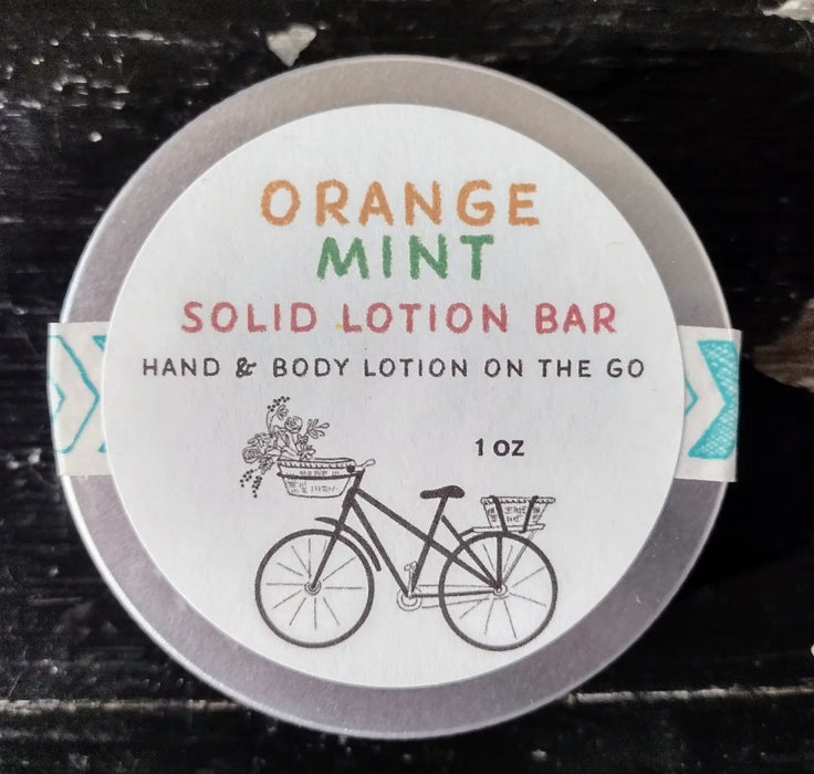 Orange Mint Solid Lotion Bar