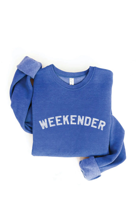 Weekender Sweatshirt in Heather Royal